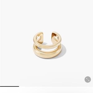 MEJURI SINGLE DUET EAR CUFF 18K GOLD VERMEIL + FREE NAME BRAND BONUS GIFT!🎁